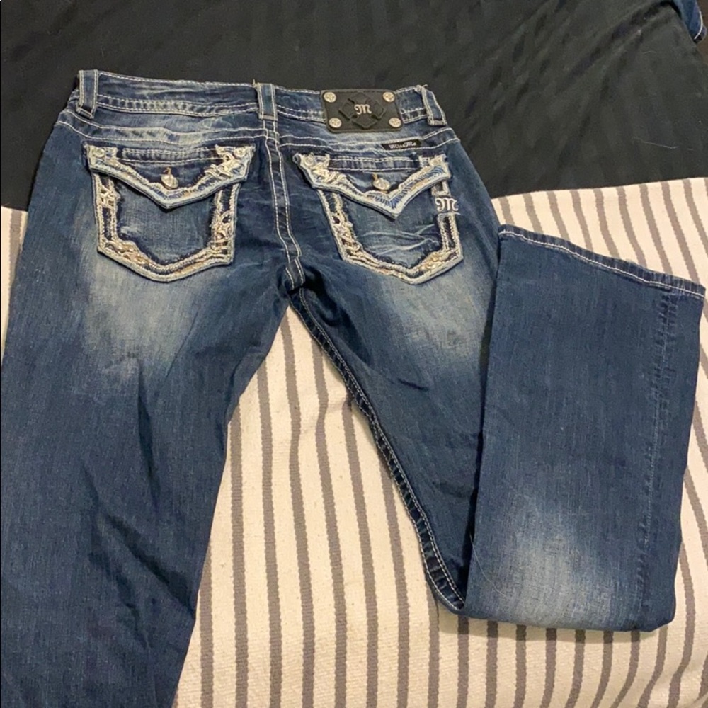 Miss Me boot cut jeans size 28